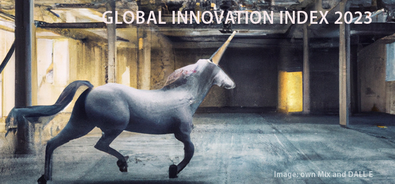 WIPO Global Innovation Index 2023 ist veröffentlicht - mit Unicorn Bewertung