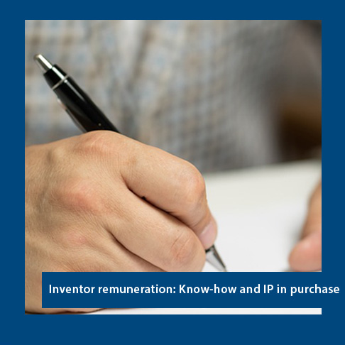 Know-how and IP - what allocation in a purchase agreement is appropriate with regard to the inventor's remuneration?